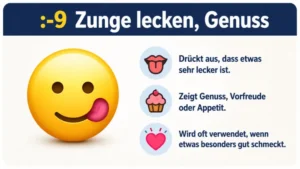 :-9 Smiley-Emoticons/Emoji – das ist die Bedeutung