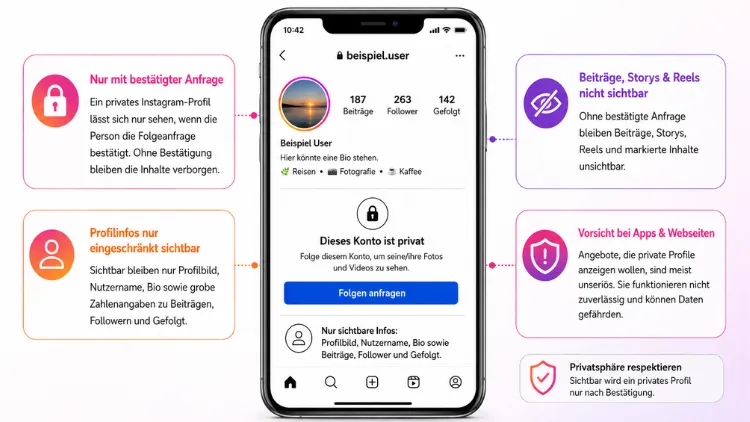 Instagram: Privates Profil anschauen – geht das?