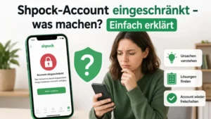Shpock-Account eingeschränkt – was machen? Einfach erklärt