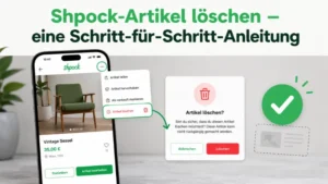 Shpock-Artikel löschen – eine Schritt-für-Schritt-Anleitung