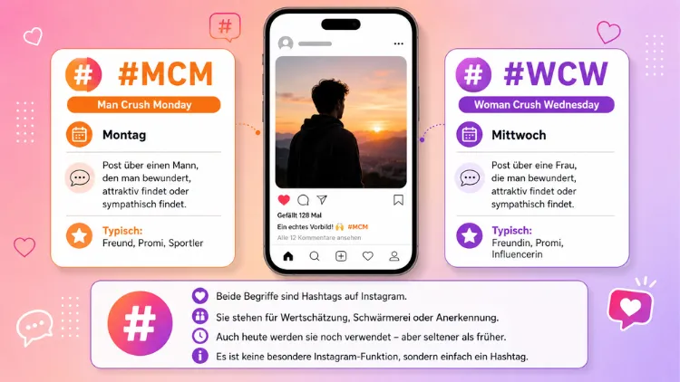Instagram: MCM- und WCW-Hashtag – was ist die Bedeutung?