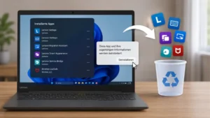 Lenovo vorinstallierte Programme entfernen – so geht’s