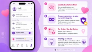 Lovoo: Profilbesuche nicht anzeigen – geht das?
