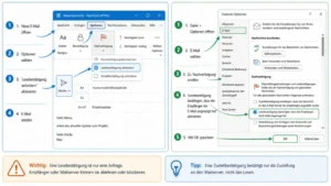 Outlook E-Mail Lesebestätigung einrichten – Anleitung