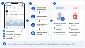 Facebook: Konto löschen oder deaktivieren – so geht’s