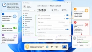 Windows 11: Uhrzeit wird nicht automatisch synchronisiert – Lösung