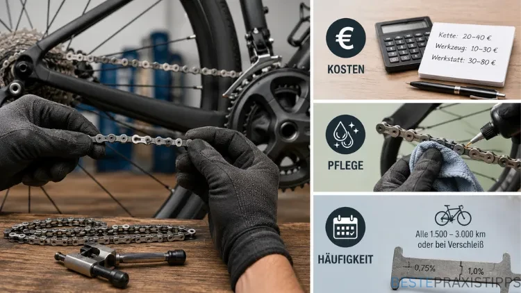 Fahrradkette wechseln – Kosten, Pflege und Häufigkeit