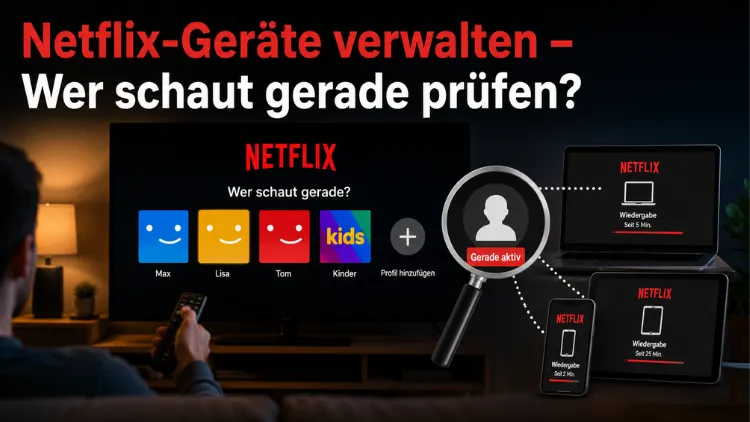 Netflix-Geräte verwalten – Wer schaut gerade prüfen?