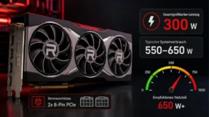 RX 6800 XT Stromverbrauch: AMDs High-End-Grafikkarte