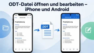 ODT-Datei öffnen und bearbeiten – iPhone und Android