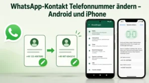 WhatsApp-Kontakt Telefonnummer ändern – Android und iPhone