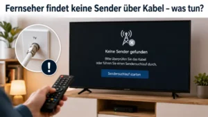 Fernseher findet keine Sender über Kabel – was tun?