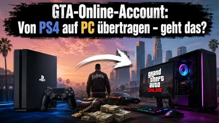 GTA-Online-Account: Von PS4 auf PC übertragen – geht das?