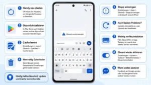 Gboard Android-Tastatur wurde beendet – was tun?