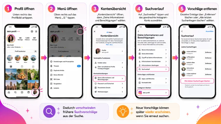 Instagram: Suchvorschläge löschen – so funktioniert’s