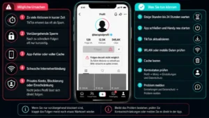 Kann auf TikTok nicht mehr folgen – warum und was tun?