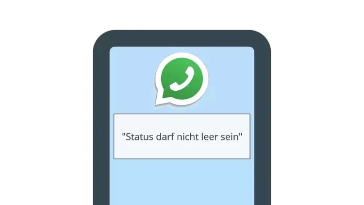 WhatsApp Leeren Status erstellen - so geht’s