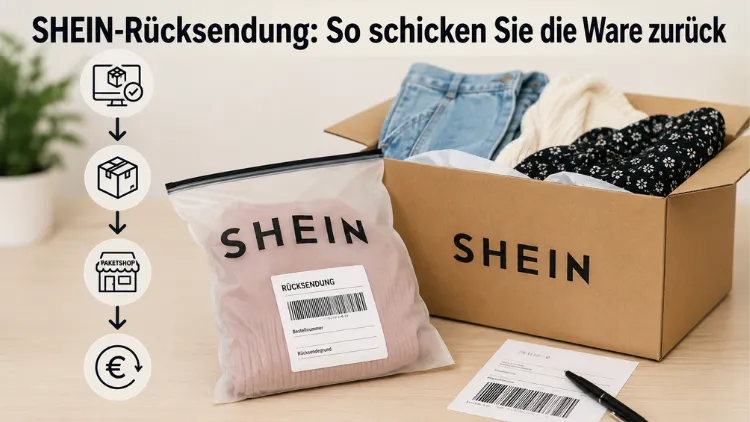SHEIN-Rücksendung: So schicken Sie die Ware zurück