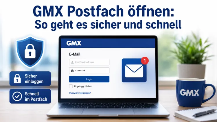 GMX-Postfach öffnen: So geht es sicher und schnell