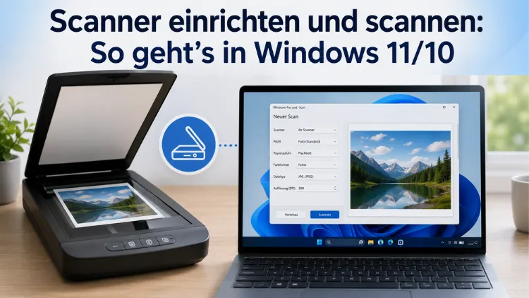 Scanner einrichten und scannen: So geht’s in Windows 11/10