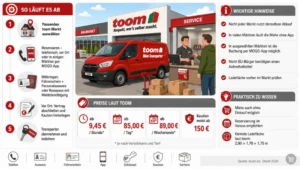 Toom-Transporter mieten: So geht es einfach
